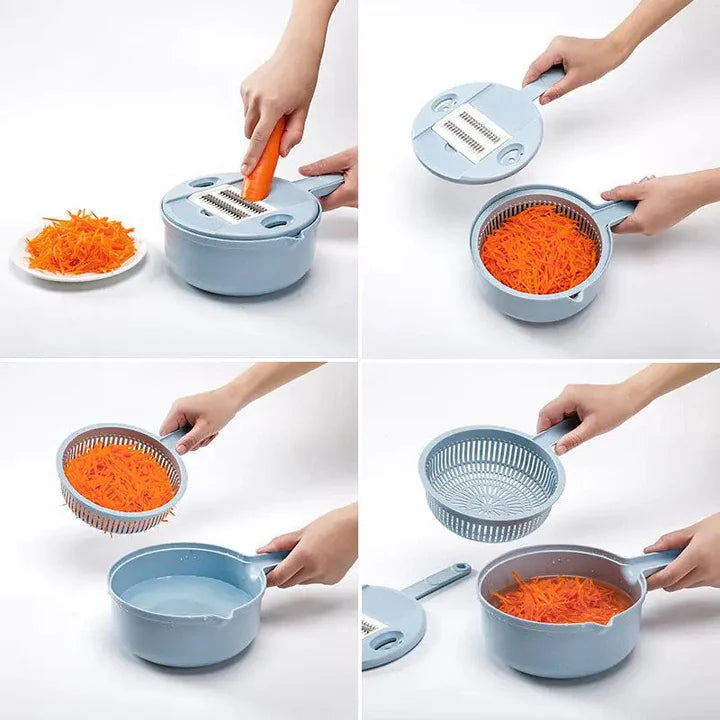 ChopMaster 3-in-1 Vegetable Cutter - Slice, Chop & Mince Bowlift