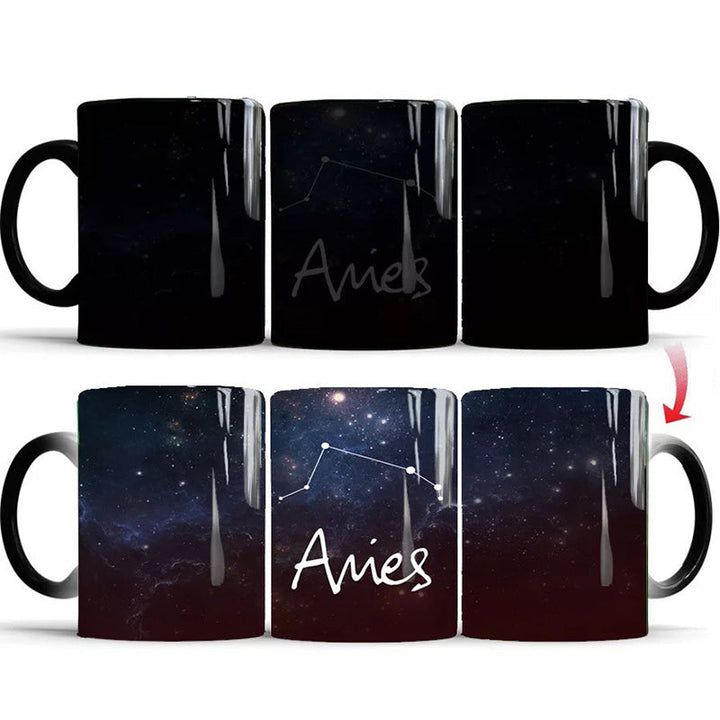 Zodiac Color Changing Magic Mugs, Heat Sensitive Ceramics Cups | Bowlift