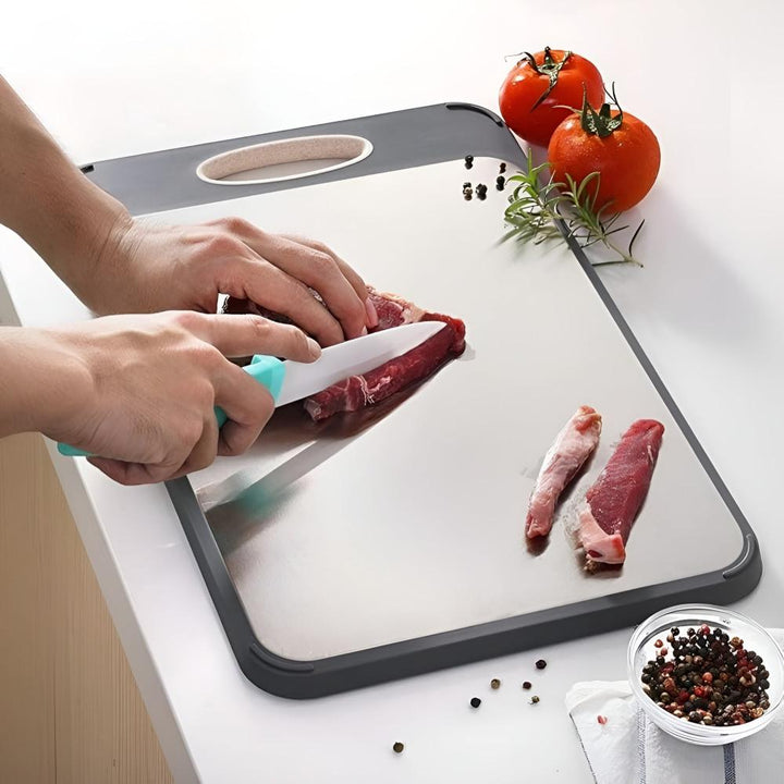 BowLift | Reversible Stainless Steel Cutting Board
