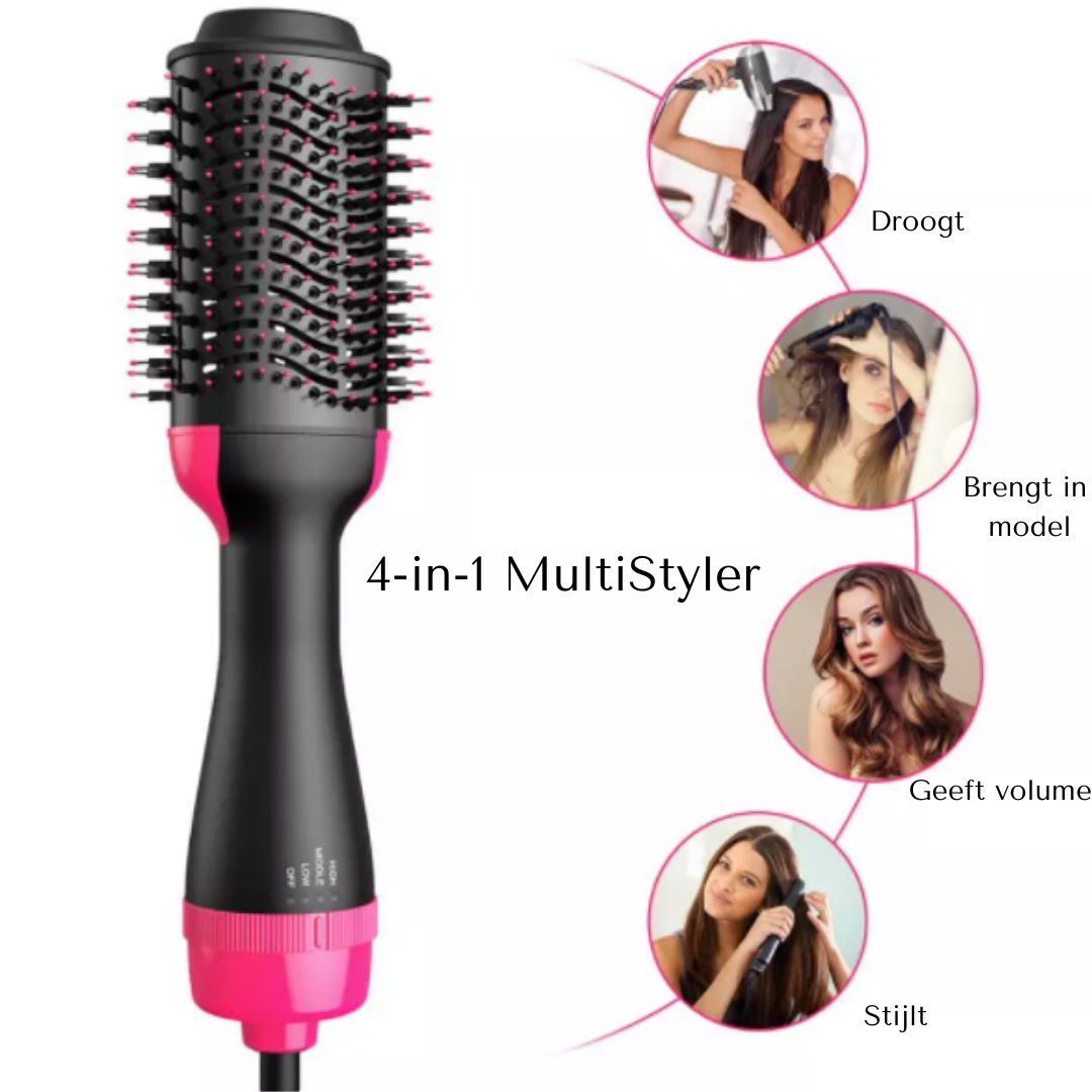 Mella ProStyle – 4-in-1 Haardroger en Stijltang Bowlift