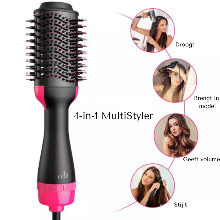 Mella ProStyle – 4-in-1 Haardroger en Stijltang Bowlift