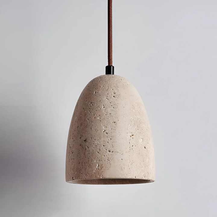 BowLift | Retro Travertine Pendant Lamp
