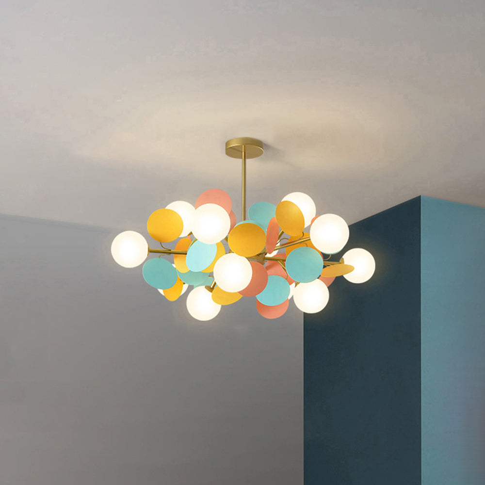 BowLift | Flower Branch Chandelier Living Room