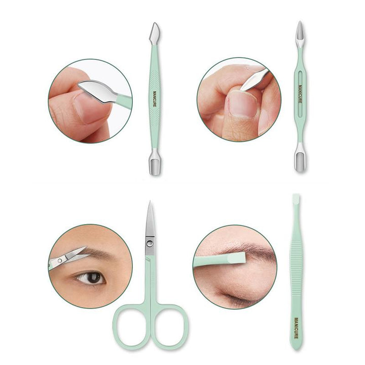 Nail clipper portable set (12/16 pieces) | Bowlift