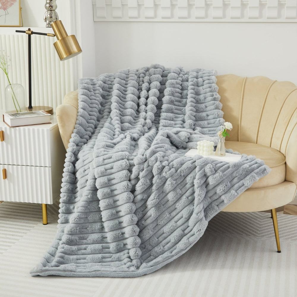 BowLift | Plush Soft Faux Rabbit Blanket