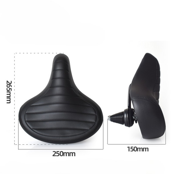 BowLift | Ergonomic Oversize Bike Saddle with Shock Absorption – Comfortable Bike Saddle for Road and Mountain Biking