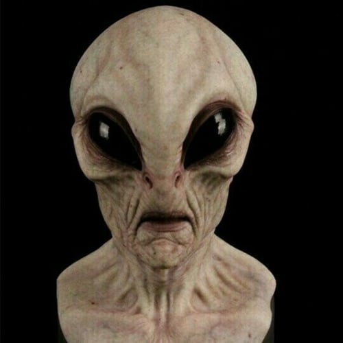 BowLift | Realistic Alien Mask – Latex and Silicone Halloween Mask for Cosplay and Parties