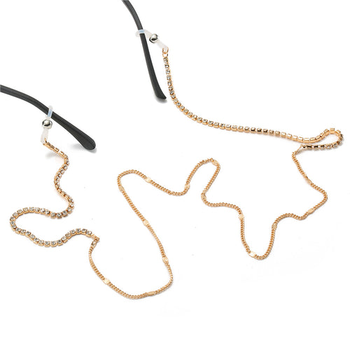 Deluxe Rhinestone Eyewear Chain Bowlift