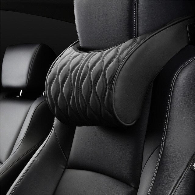 Travel pillow set leather with memory function Bowlift