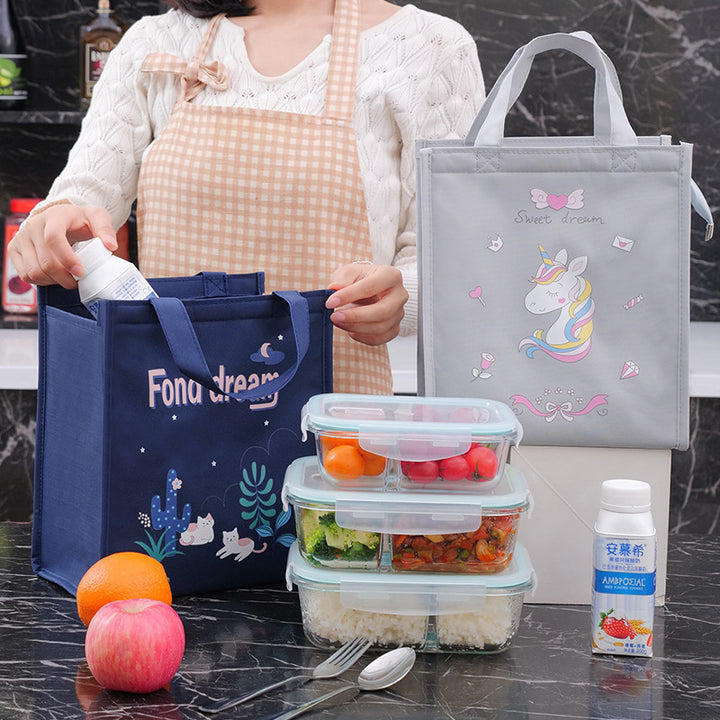 Cooler Bag with Elegant Flower Design Bowlift