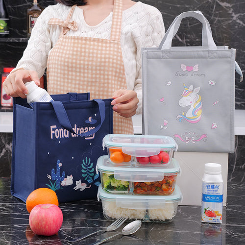 Cooler Bag with Elegant Flower Design Bowlift