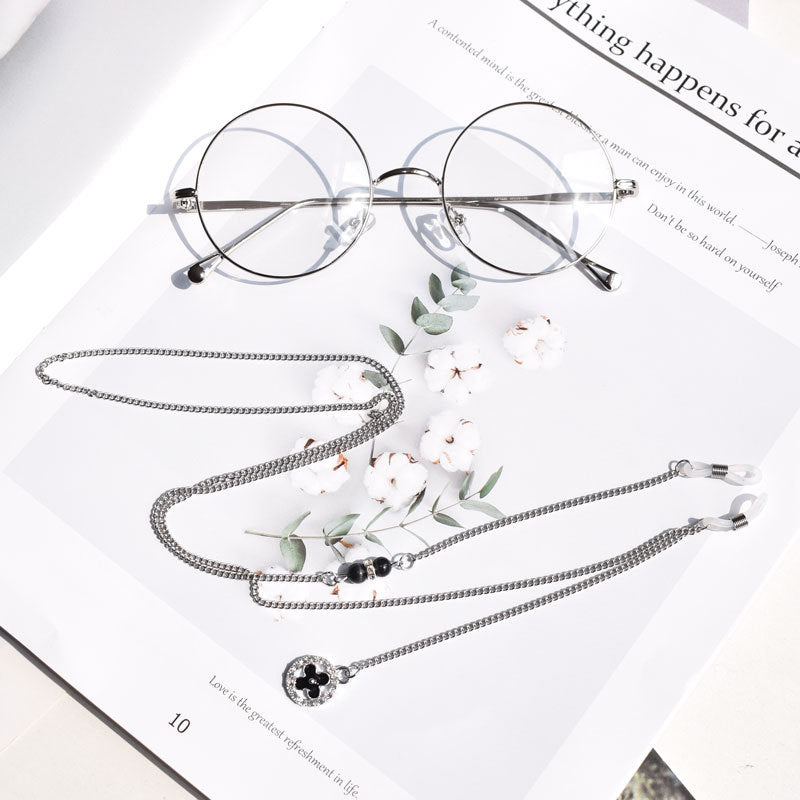 Layered Charm Necklace with Adjustable Length Bowlift