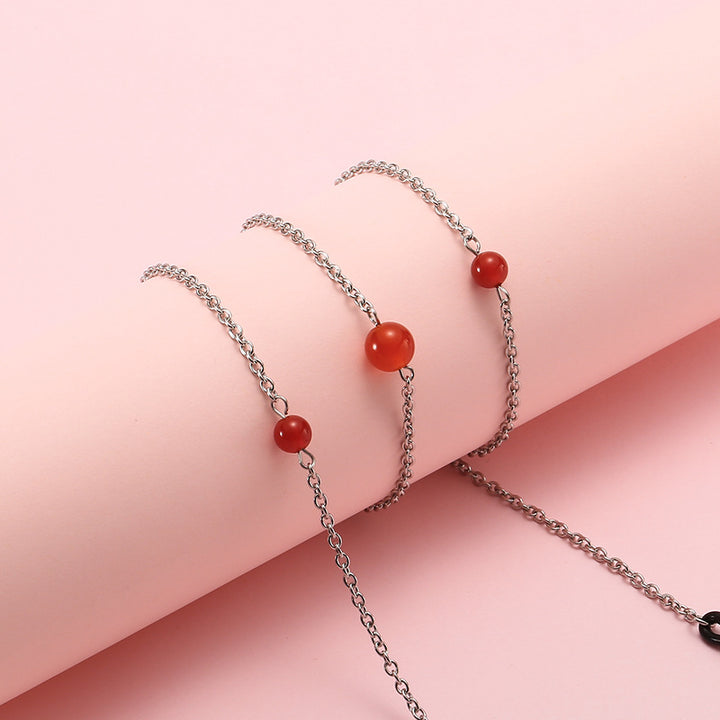 Pearl-Accented Eyewear Chain Bowlift