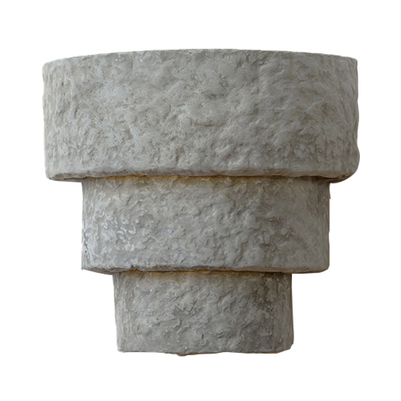BowLift | Cement Bowl/Cylinder Shade Wall Lighting Modern Style 1 Light Bathroom Wall Light Fixture in Gray