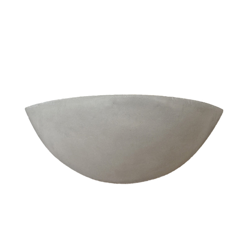 BowLift | Cement Bowl/Cylinder Shade Wall Lighting Modern Style 1 Light Bathroom Wall Light Fixture in Gray