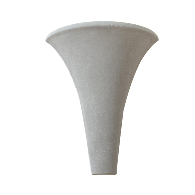 BowLift | Cement Bowl/Cylinder Shade Wall Lighting Modern Style 1 Light Bathroom Wall Light Fixture in Gray