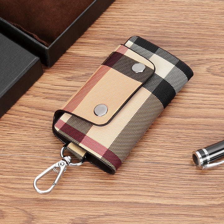 Fashionable Plaid Wallet Bowlift