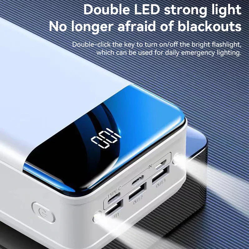 BowLift | 100,000mAh Ultra-High Capacity Power Bank with Super Fast Charging – Portable Charger for Phones, Tablets, and Laptops
