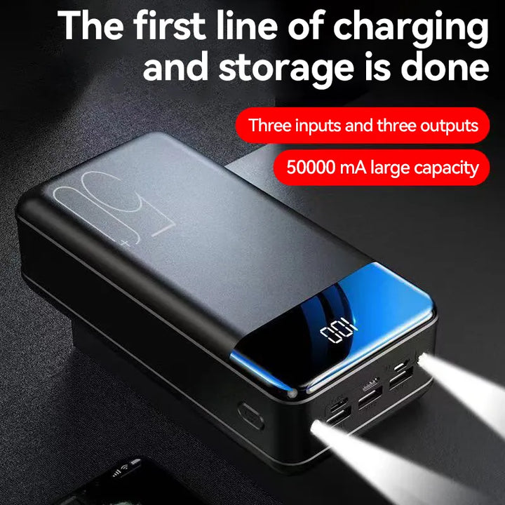 BowLift | 50000mAh large capacity power bank mobile phone super fast charging portable power supply mobile computer external power supply