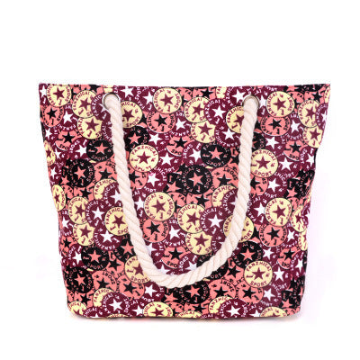 Spacious shopping bag with striking ethnic pattern Bowlift
