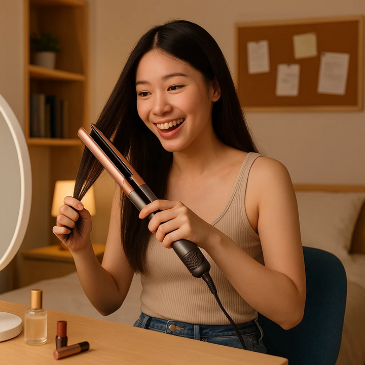 BowLift | 2-in-1 Hair Dryer & Straightener for Effortless Styling