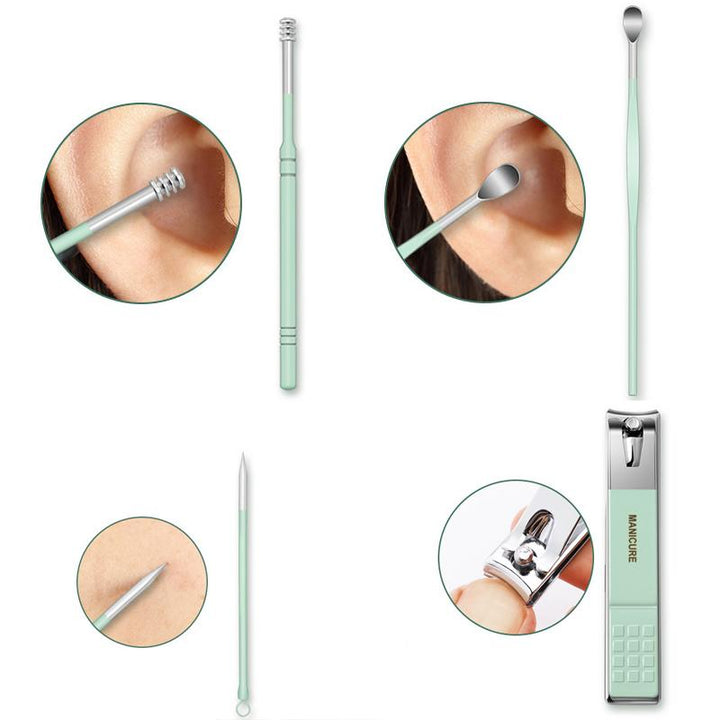 Nail clipper portable set (12/16 pieces) | Bowlift