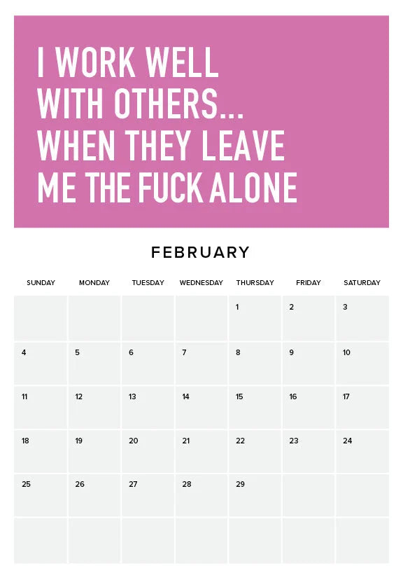 Adulting Is Hard 2024 Wall Calendar | Bowlift