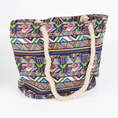Fashionable beach bag made of sturdy cotton fabric Bowlift