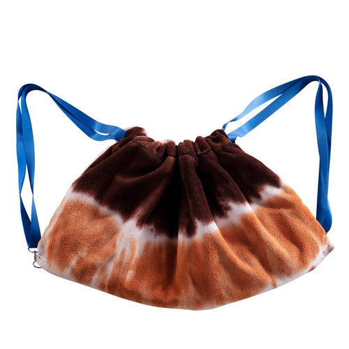 Lounge chair cushion with colorful tie-dye pattern Bowlift