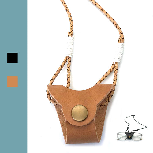 Leather Eyewear Holder Bowlift