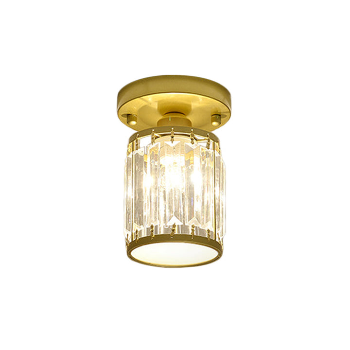 CrystalLuxe – Black-Golden Crystal Ceiling Lamp Bowlift