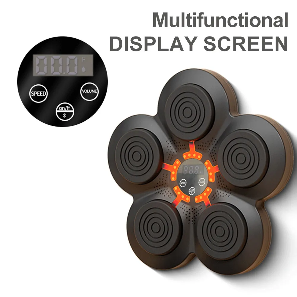 BowLift | RhythmBox Wall Trainer – Smart Bluetooth Boxing Machine with Music & LED Reaction