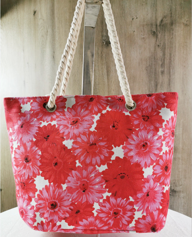 Colorful beach bag with sturdy ropes Bowlift