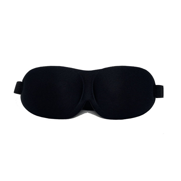 Three-Dimensional Contoured Breathable Sleep Mask With Adjustable Strap