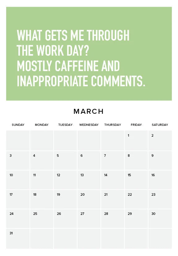 Adulting Is Hard 2024 Wall Calendar | Bowlift