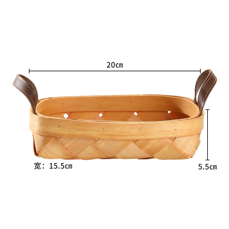 Unisex Multifunctional Storage Box made of Woven Natural Material Bowlift