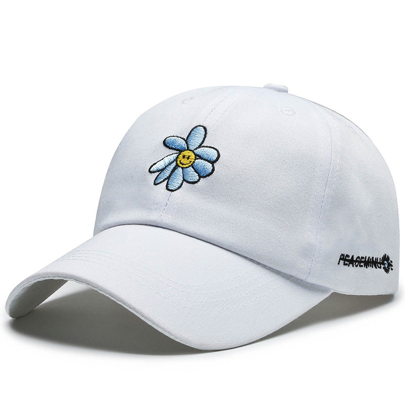 Women's Embroidered Floral Baseball Cap Bowlift
