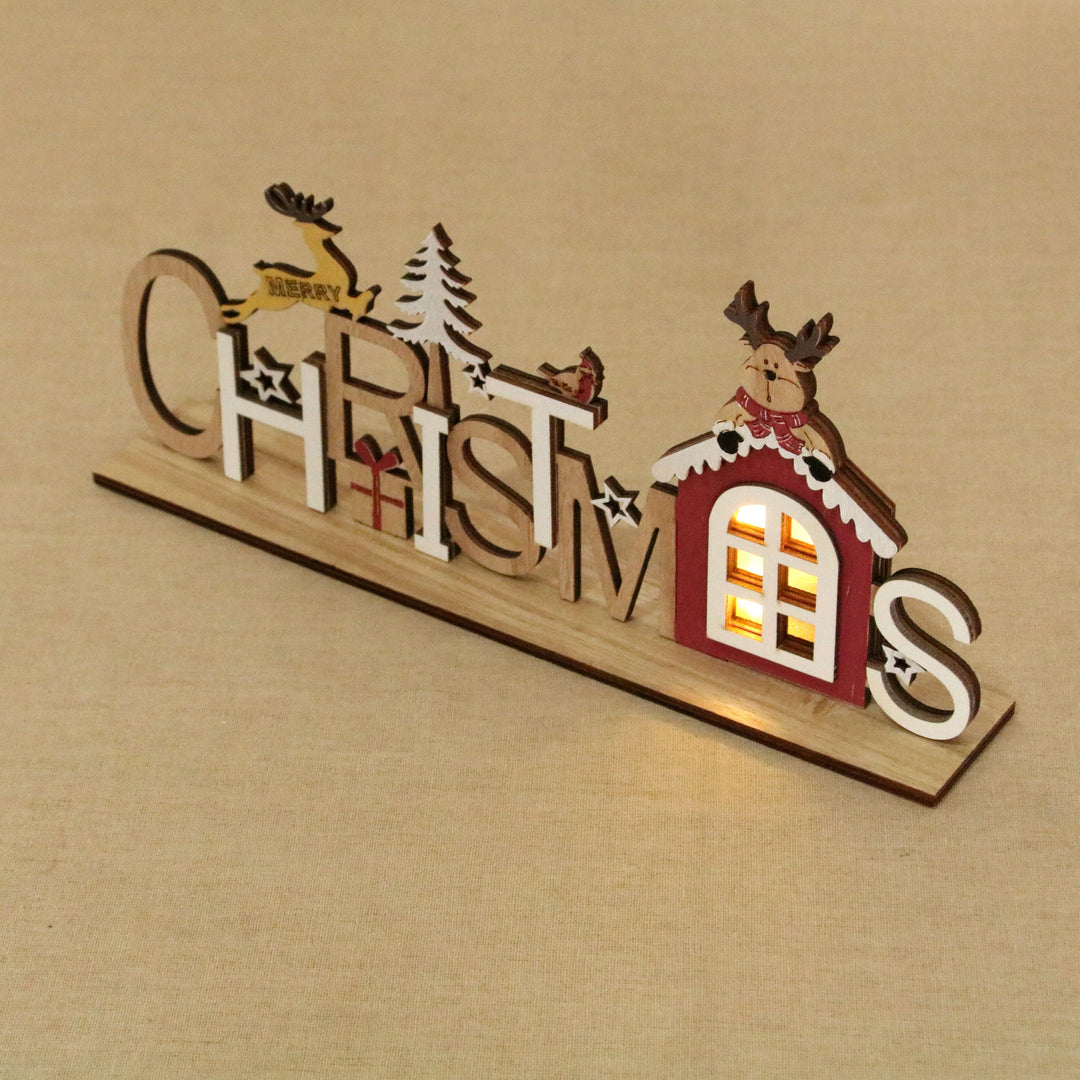 Decorative Wooden Holiday Bowlift