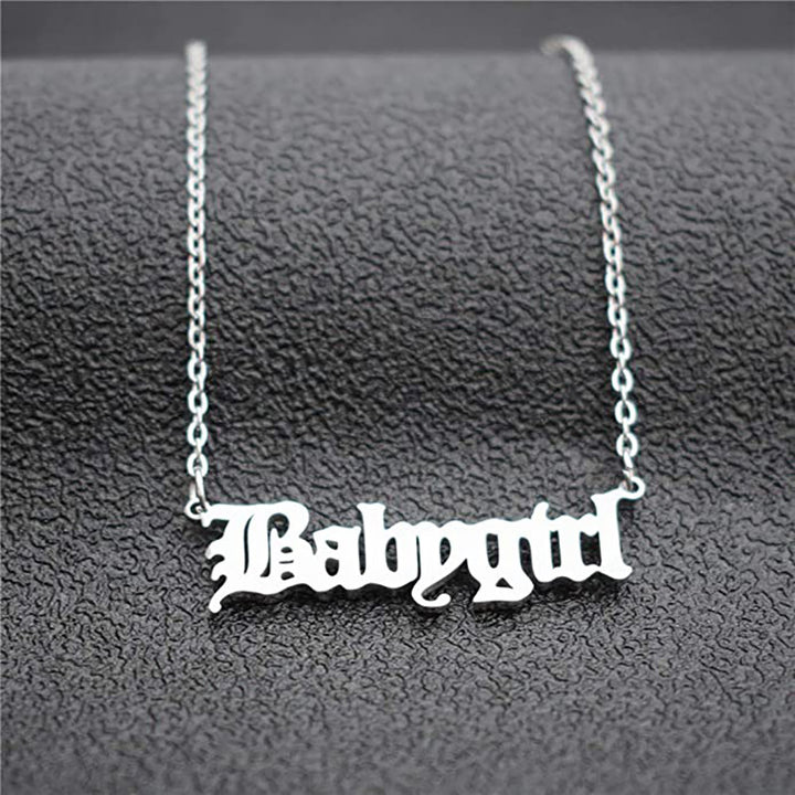 Customized Nameplate Necklace Bowlift
