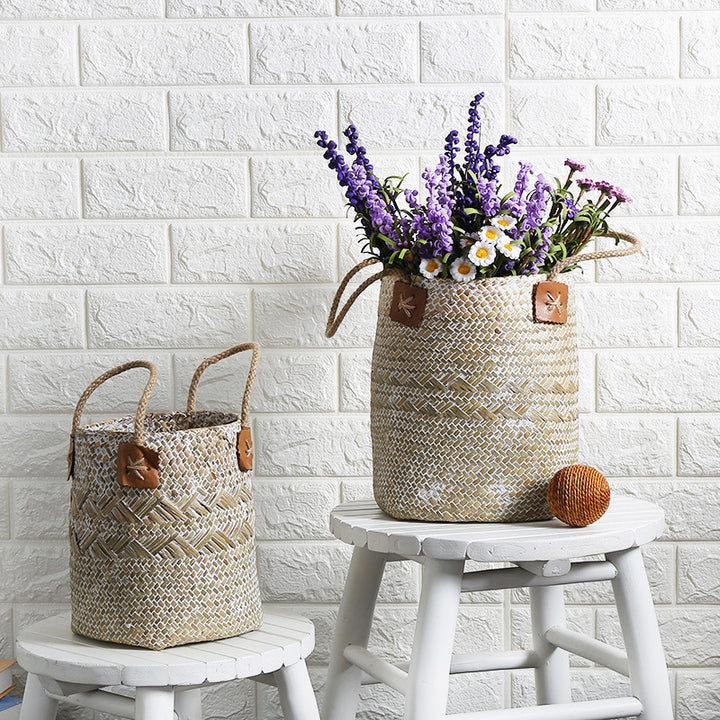 Handwoven Decorative Plant Basket Bowlift