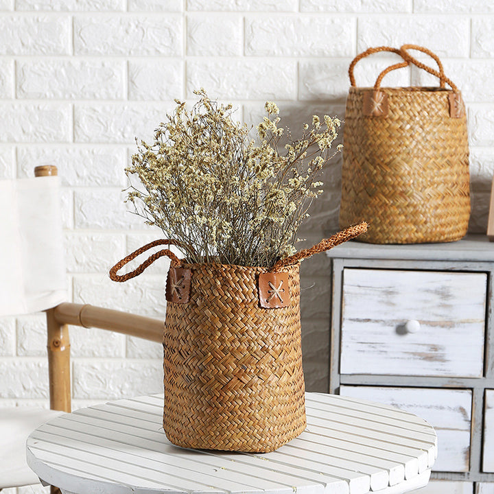 Handwoven Decorative Plant Basket Bowlift