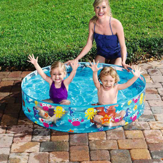 Women's inflatable children's paddling pool with maritime motif Bowlift