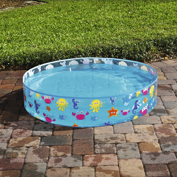 Women's inflatable children's paddling pool with maritime motif Bowlift