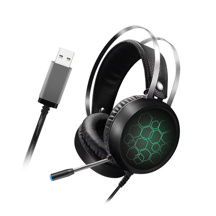 Men's Gaming Headset with Noise-Isolating Microphone Bowlift