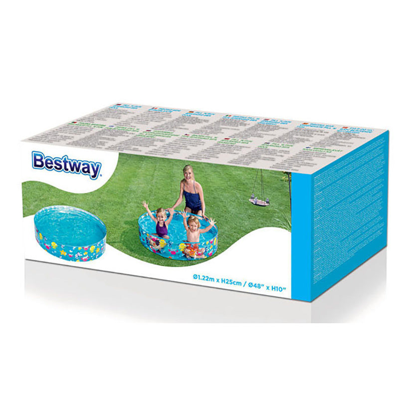 Women's inflatable children's paddling pool with maritime motif Bowlift