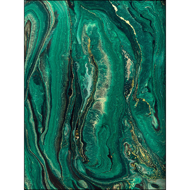 Green novelty carpet polyester watercolor pattern carpet washable non-slip backing rug for the living room | Bowlift