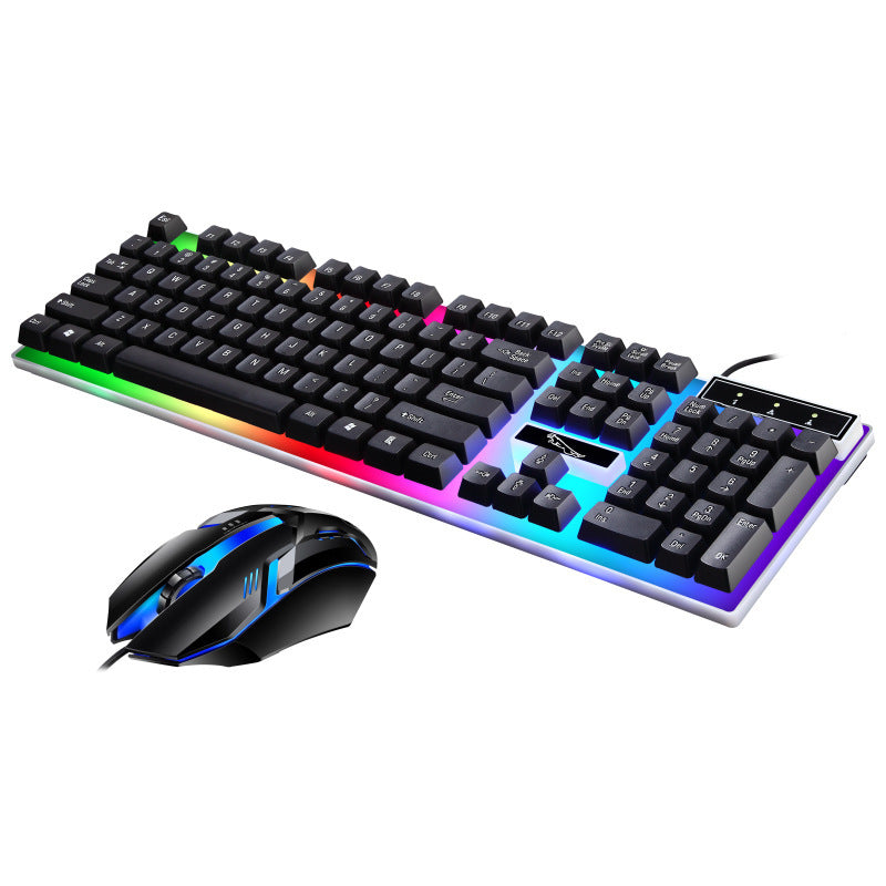 RGB Wired Gaming Keyboard and Mouse Combo Bowlift