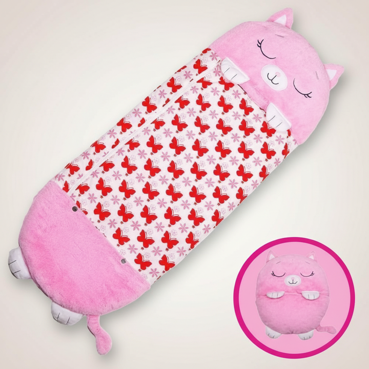 Foldable Kids' Sleeping Bag in Animal Shape – Snoozi