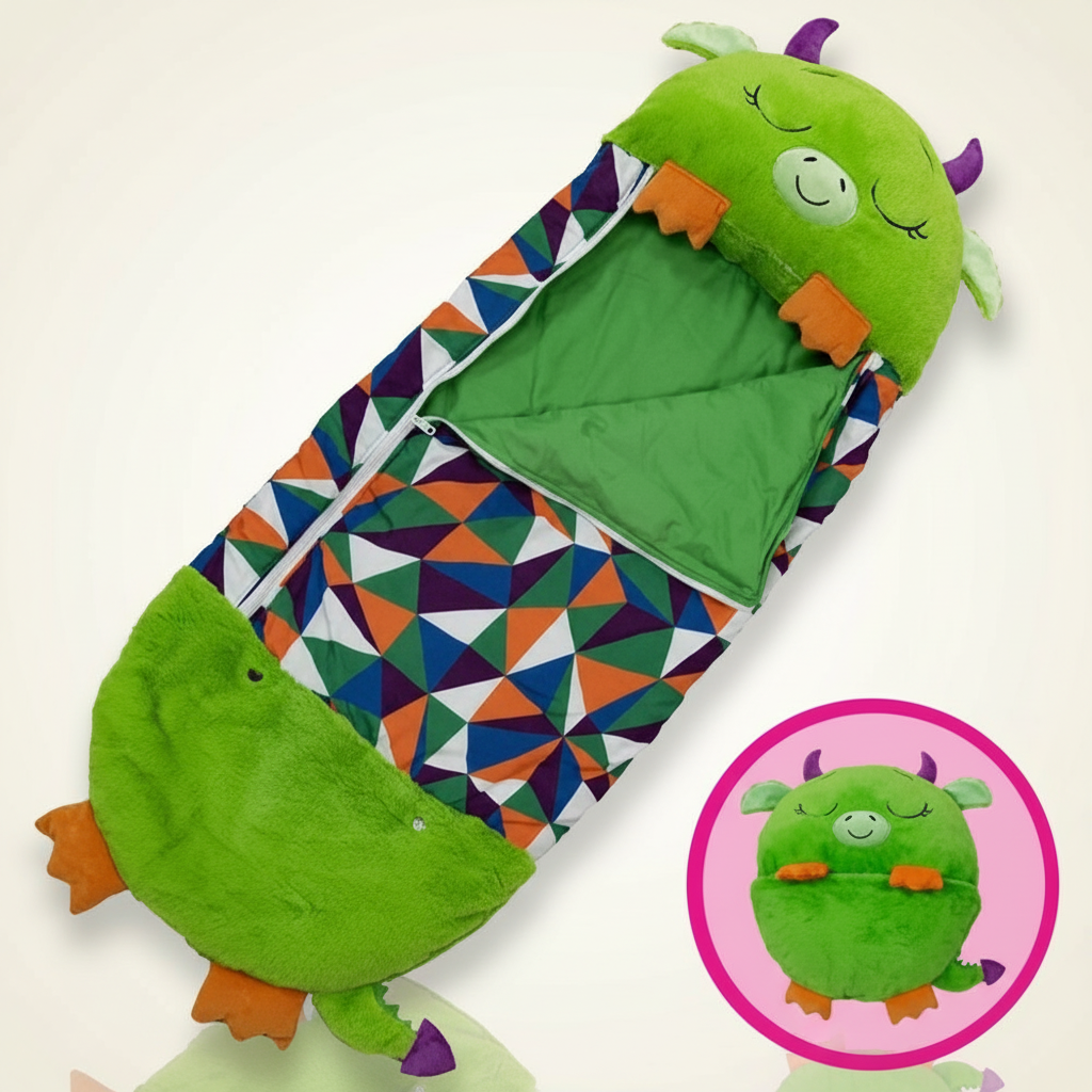 Foldable Kids' Sleeping Bag in Animal Shape – Snoozi