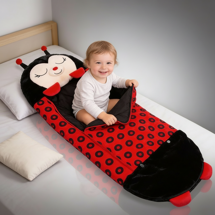 Foldable Kids' Sleeping Bag in Animal Shape – Snoozi